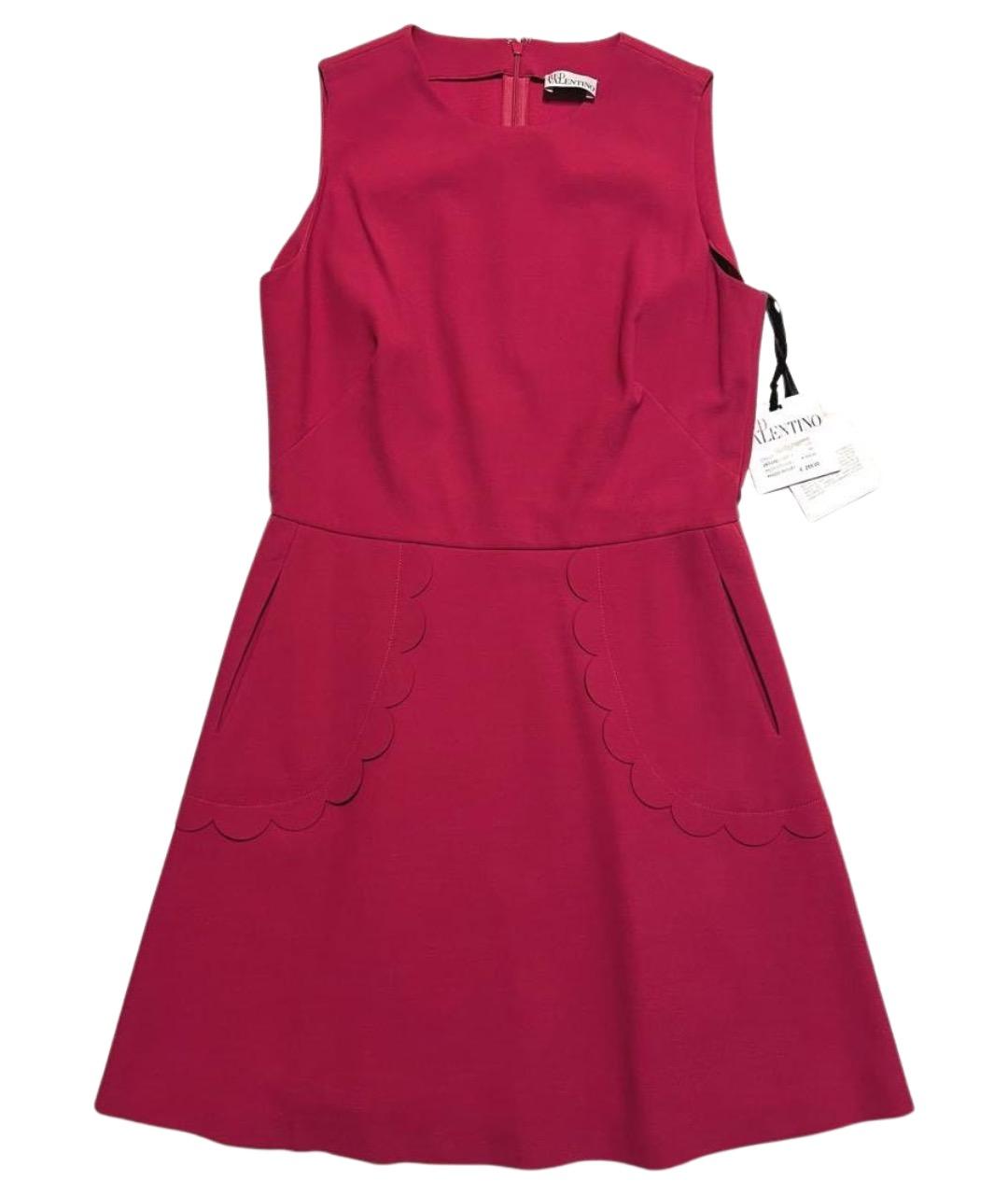 RED VALENTINO Розовое полиэстеровое повседневное платье, фото 1