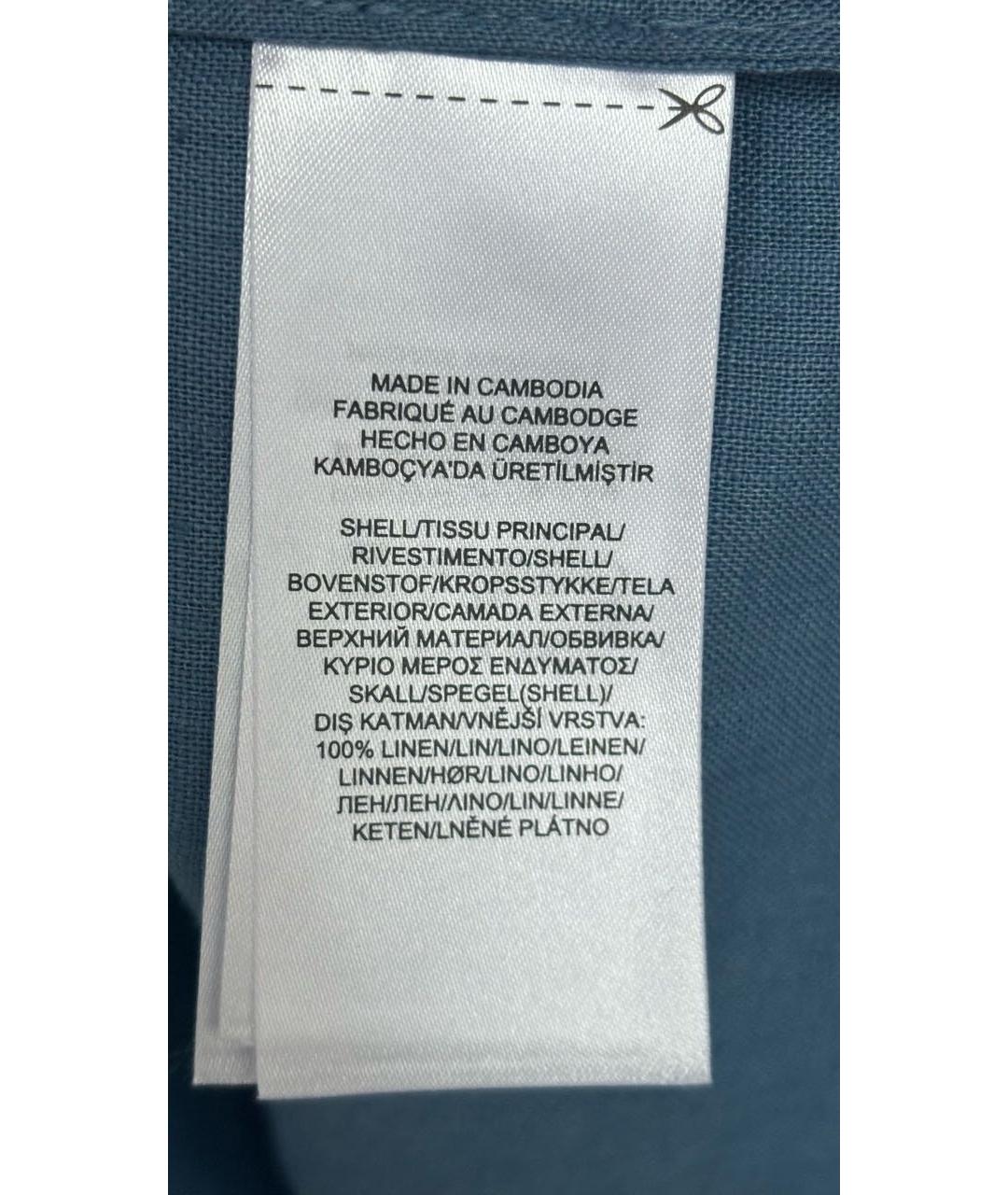 POLO RALPH LAUREN Синяя льняная рубашка, фото 6