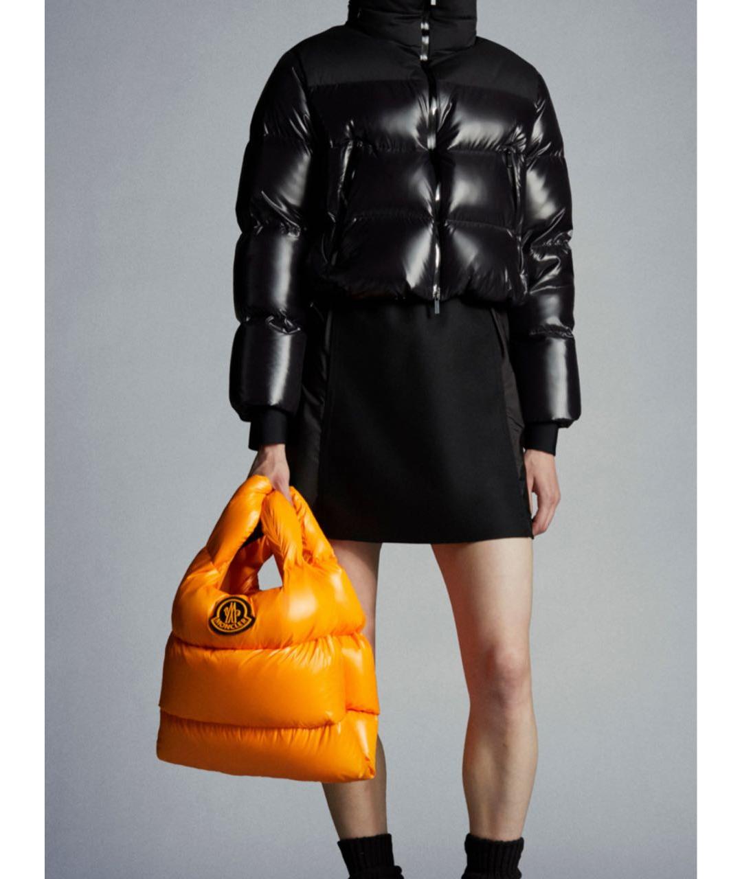 MONCLER Оранжевая сумка тоут, фото 6