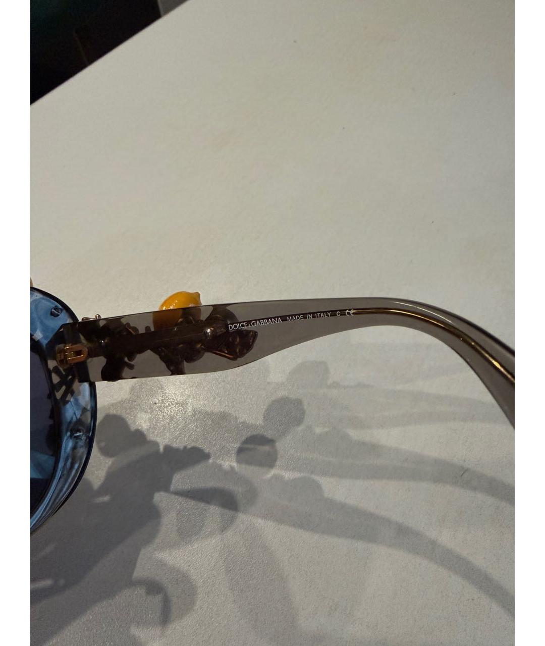 DOLCE&GABBANA Черные солнцезащитные очки, фото 3