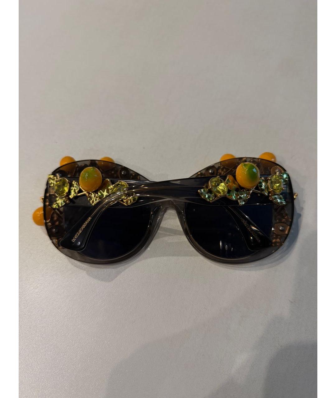 DOLCE&GABBANA Черные солнцезащитные очки, фото 4