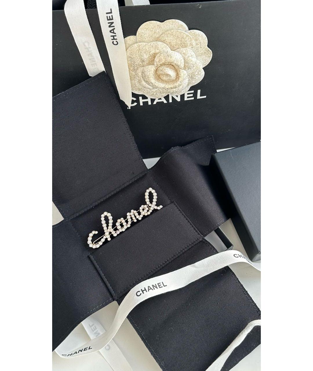 CHANEL Серебряная заколка, фото 5