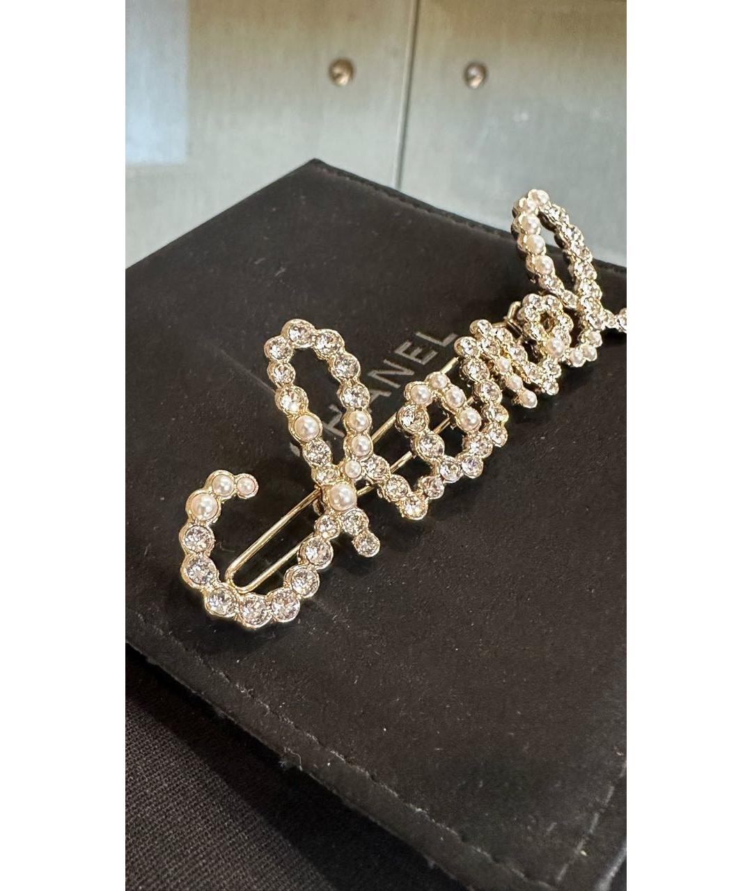 CHANEL Серебряная заколка, фото 6