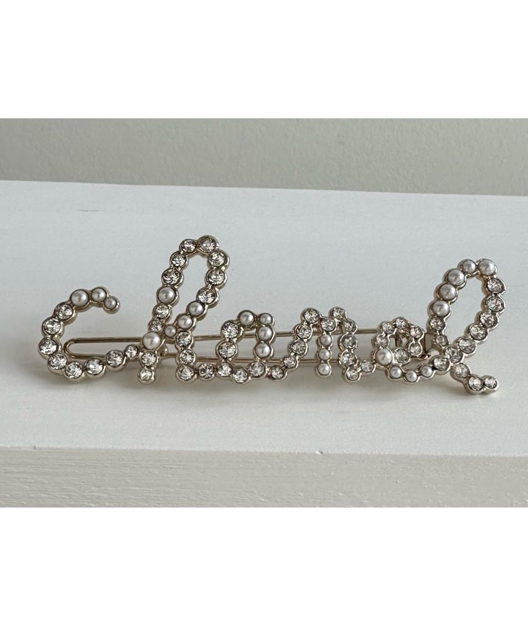 CHANEL Серебряная заколка, фото 8