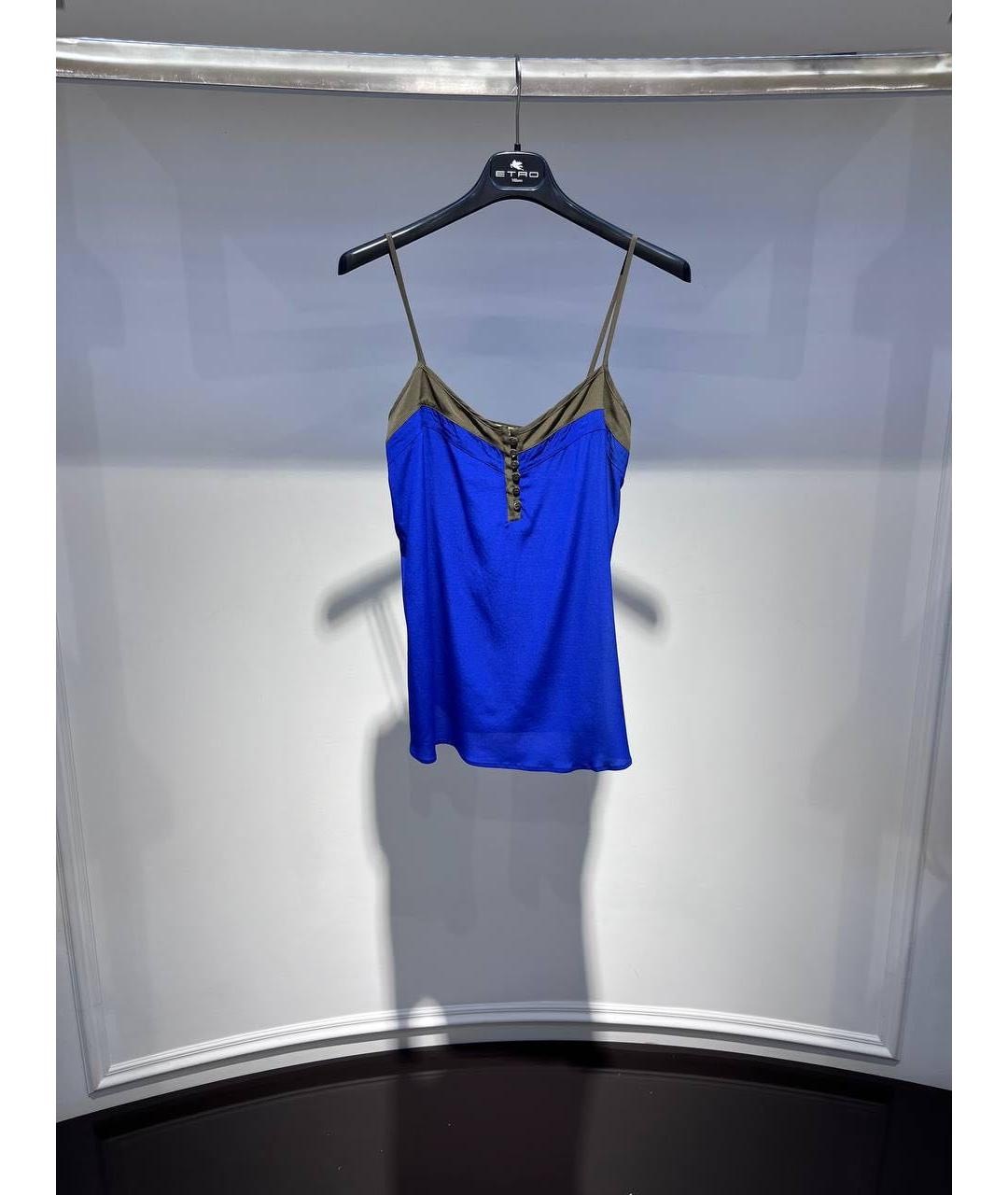 ETRO Синяя майка, фото 3