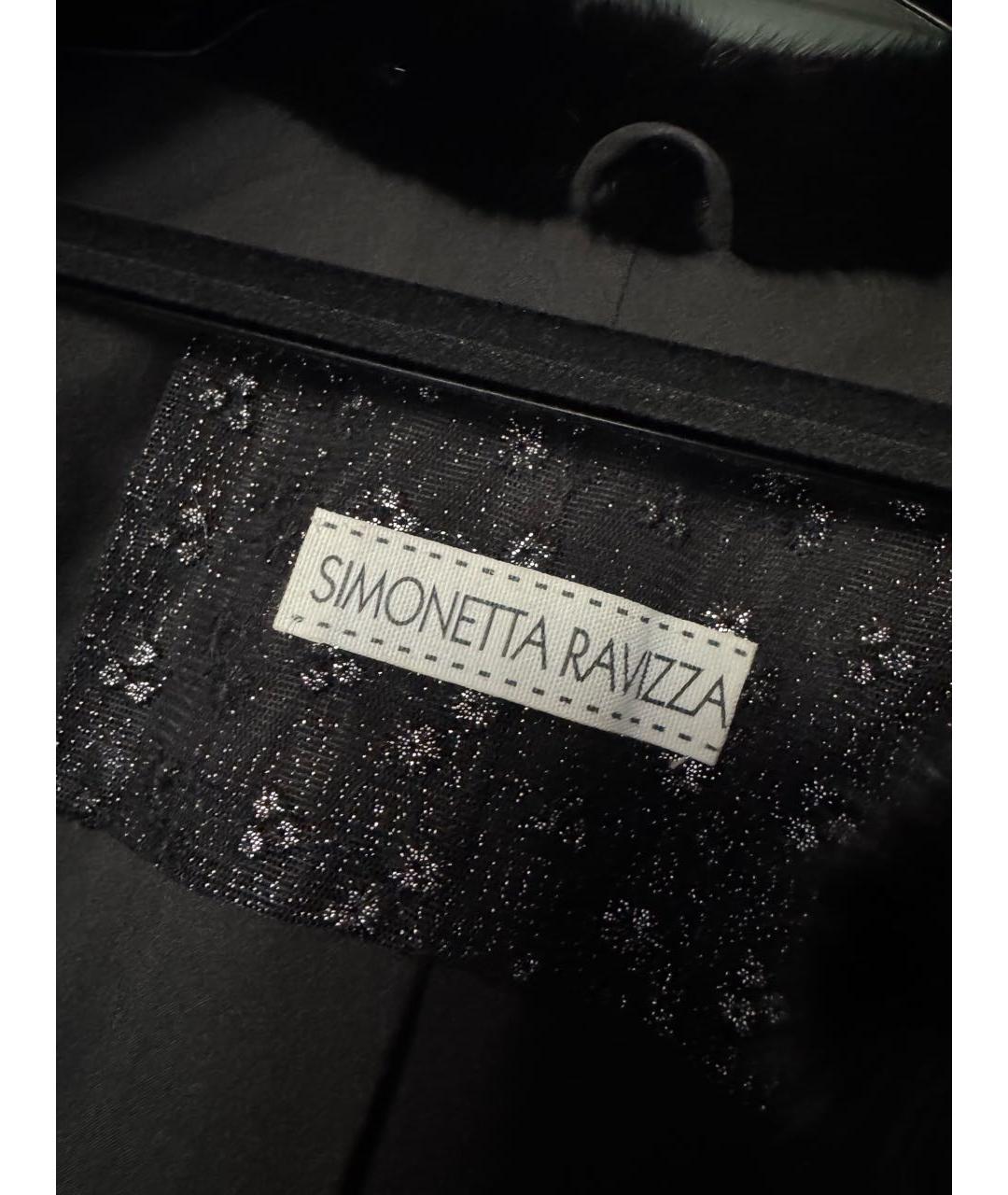 SIMONETTA RAVIZZA Коричневая меховая шуба, фото 5