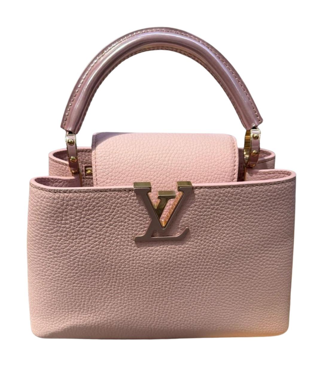 LOUIS VUITTON Розовая кожаная сумка через плечо, фото 1