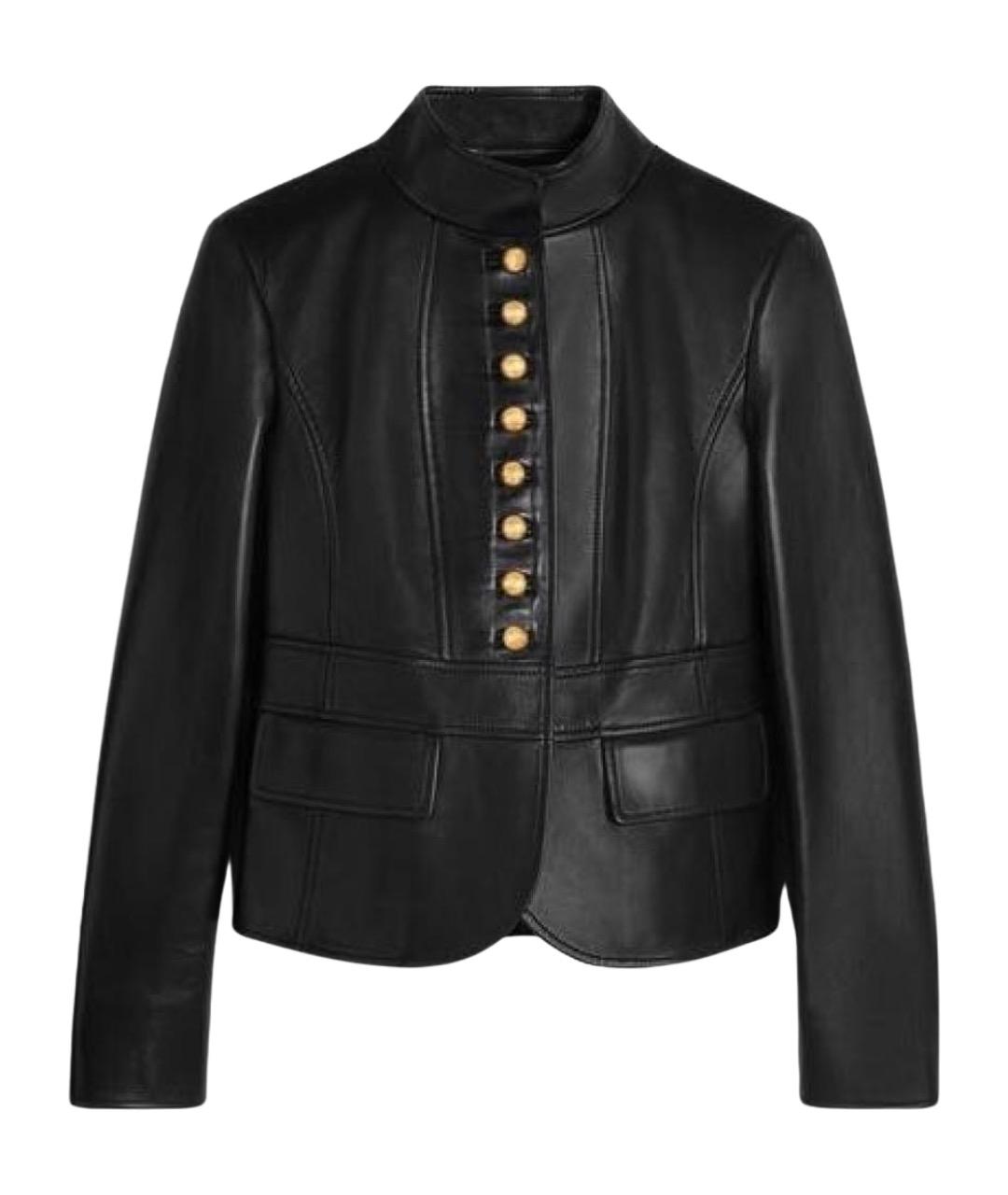 CELINE Черная кожаная куртка, фото 1