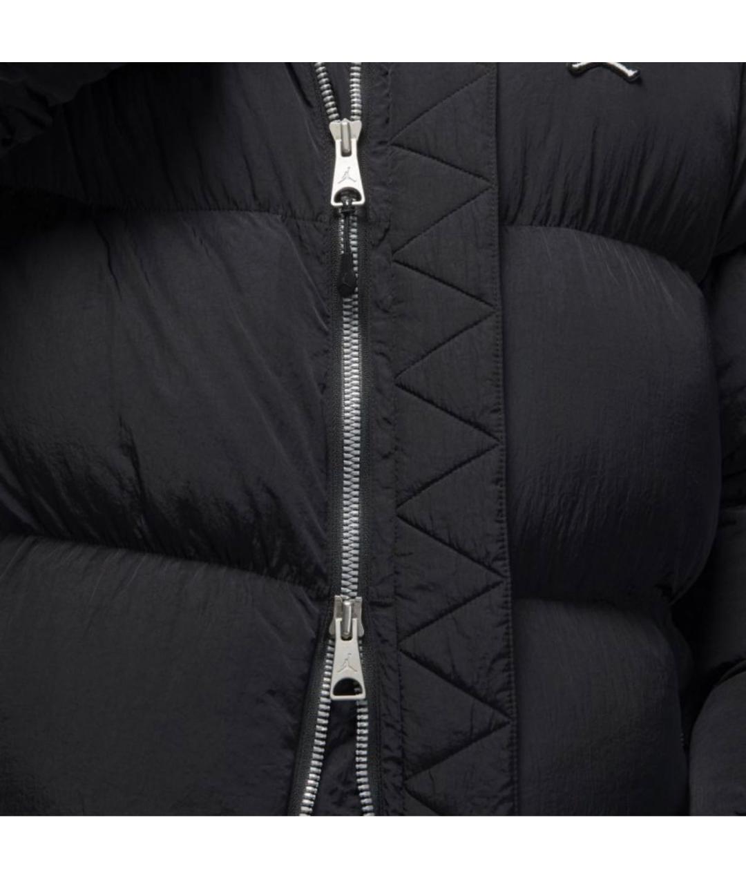 JORDAN Черный полиэстеровый пуховик, фото 6