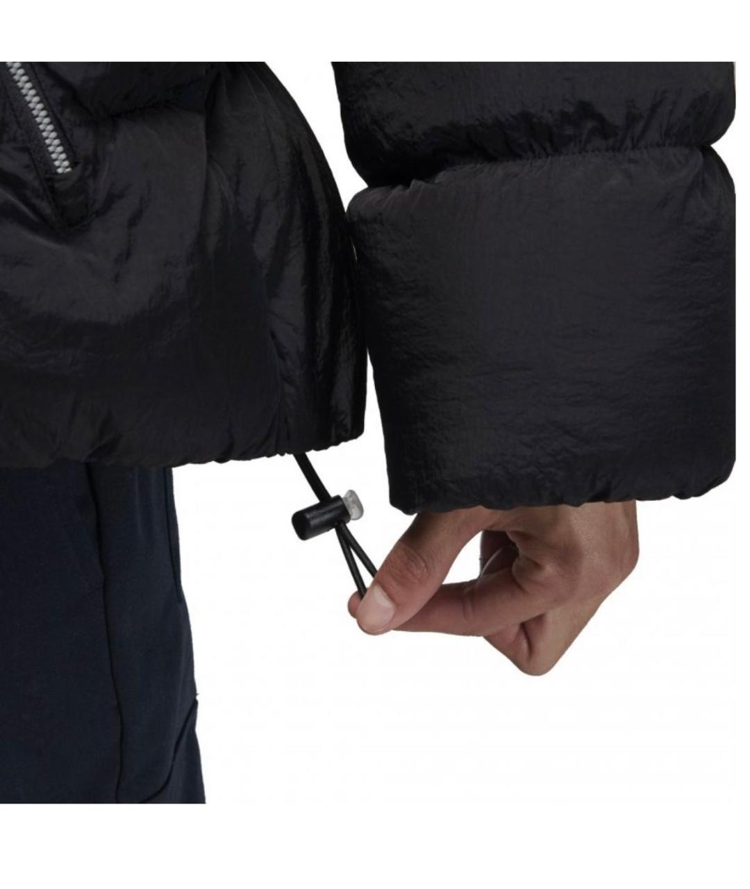 JORDAN Черный полиэстеровый пуховик, фото 7