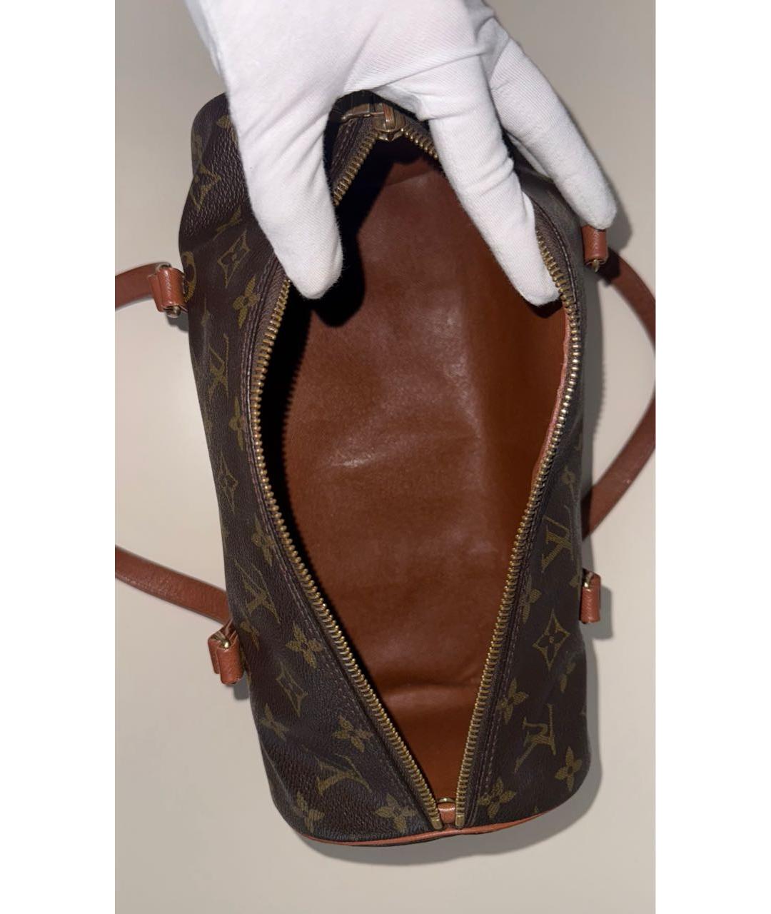 LOUIS VUITTON Коричневая сумка с короткими ручками, фото 4