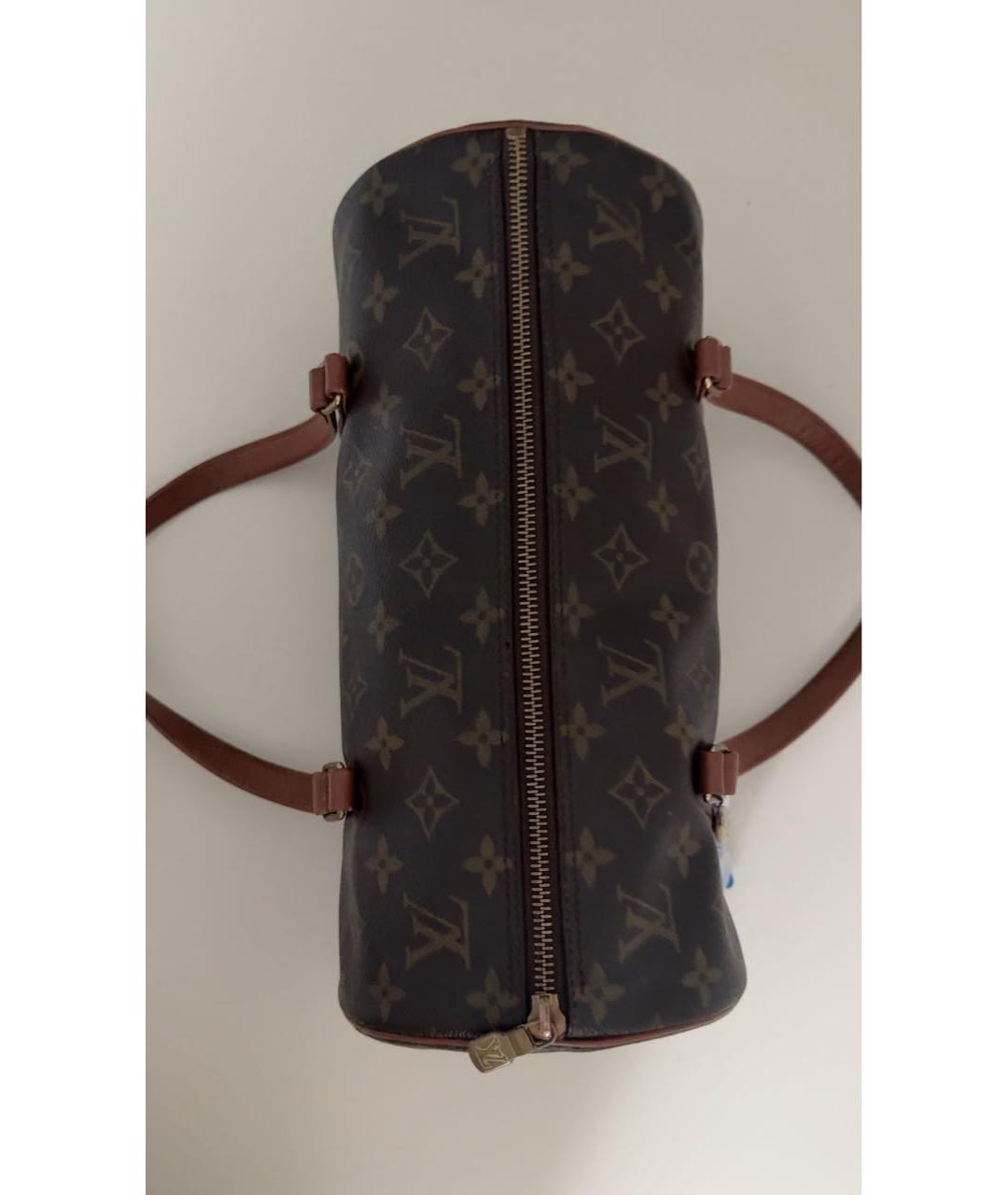 LOUIS VUITTON Коричневая сумка с короткими ручками, фото 6