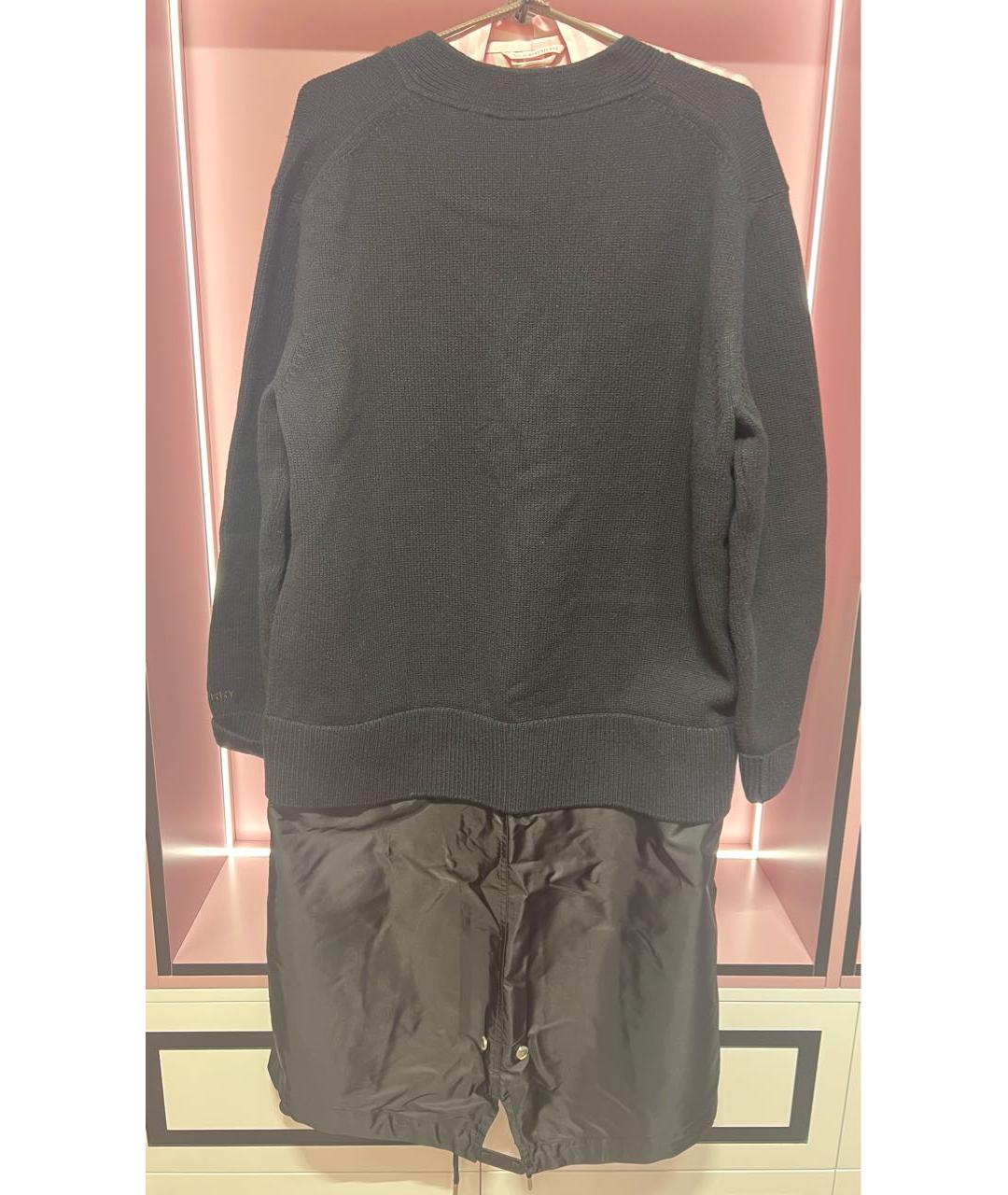 BURBERRY Черный шерстяной кардиган, фото 2