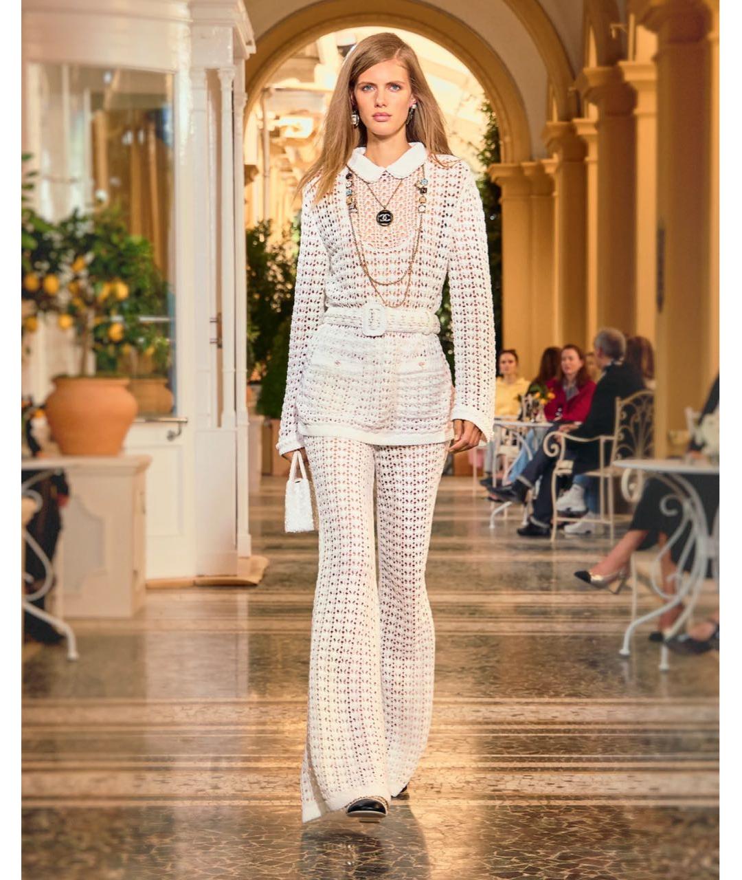 CHANEL Белый кардиган, фото 3