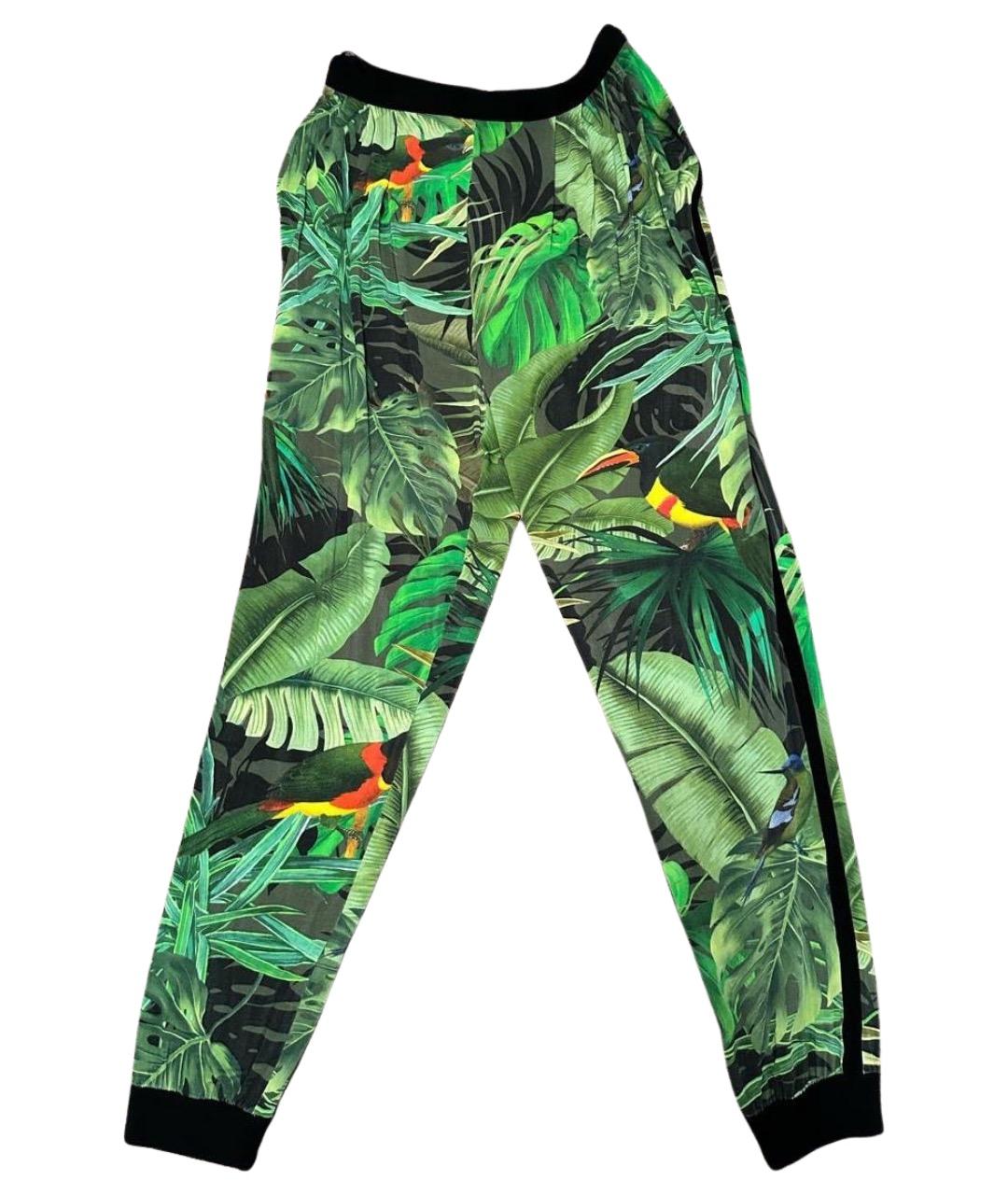 MAX MARA Мульти вискозные брюки широкие, фото 1