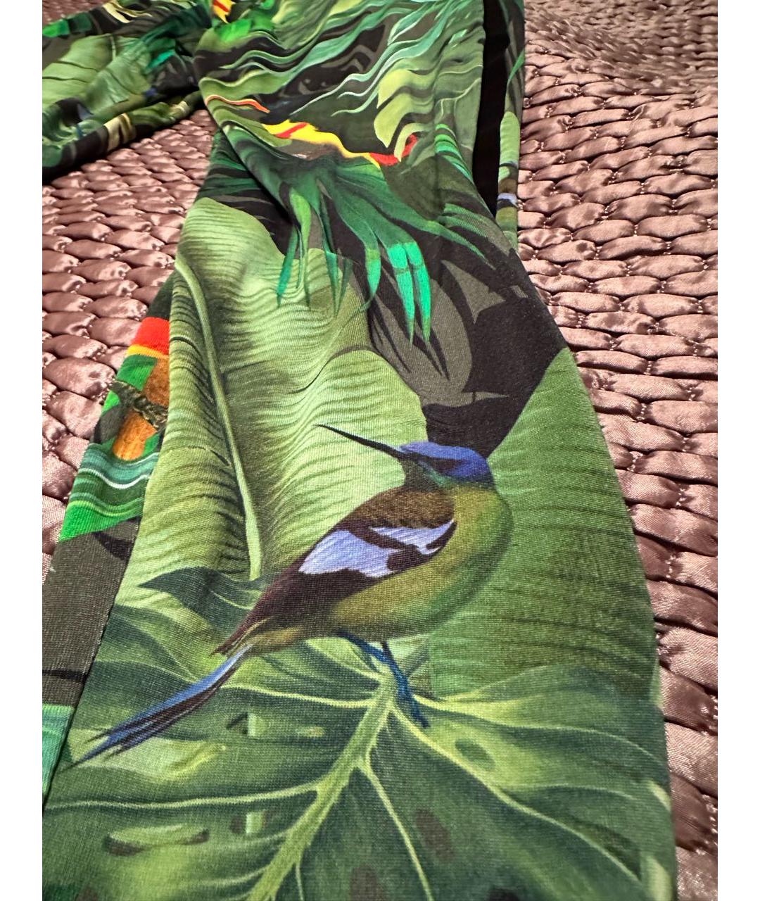 MAX MARA Мульти вискозные брюки широкие, фото 5