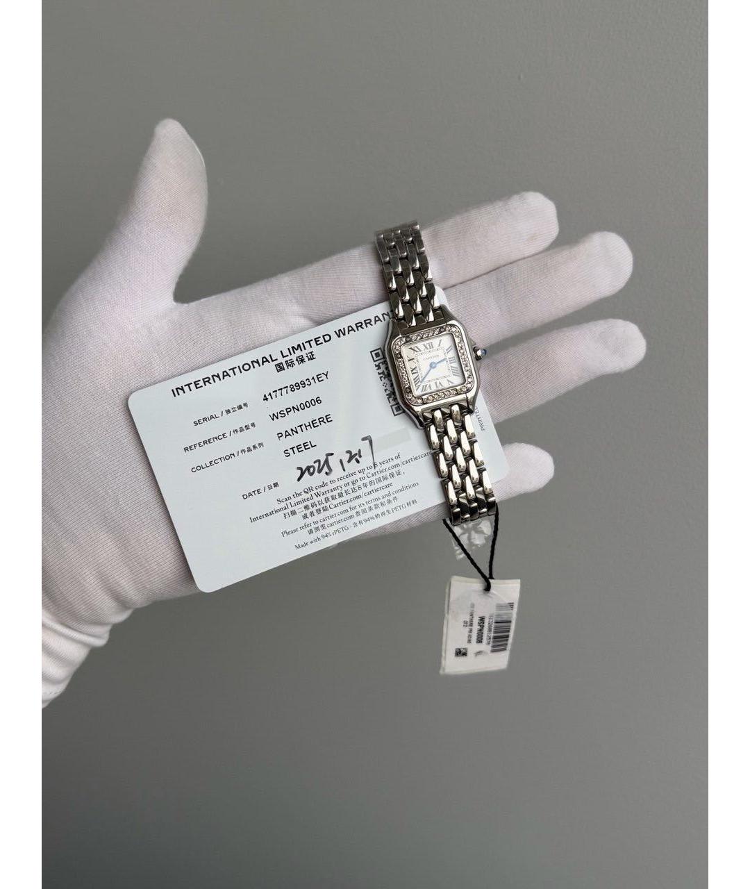 CARTIER Серебряные часы, фото 5