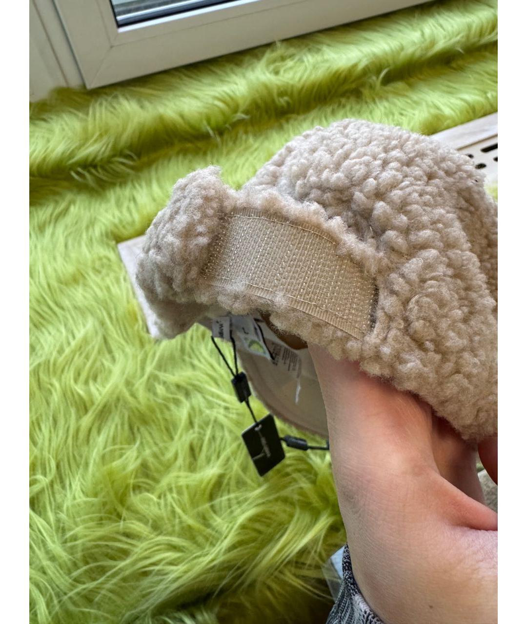 DOLCE&GABBANA Бежевая шерстяная кепка, фото 3