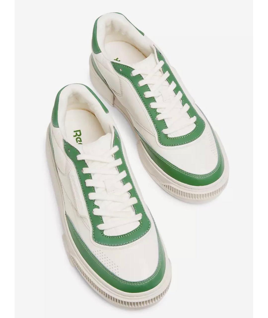 REEBOK Бежевые кожаные кроссовки, фото 3