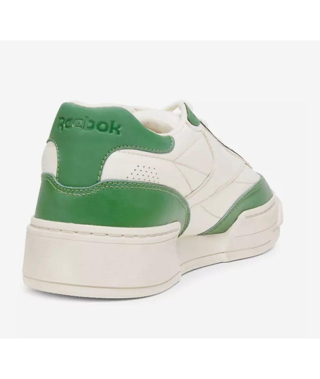 REEBOK Бежевые кожаные кроссовки, фото 4