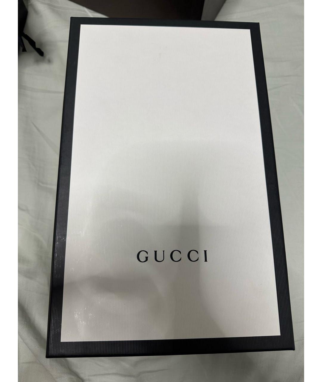 GUCCI Черные кожаные лоферы, фото 7