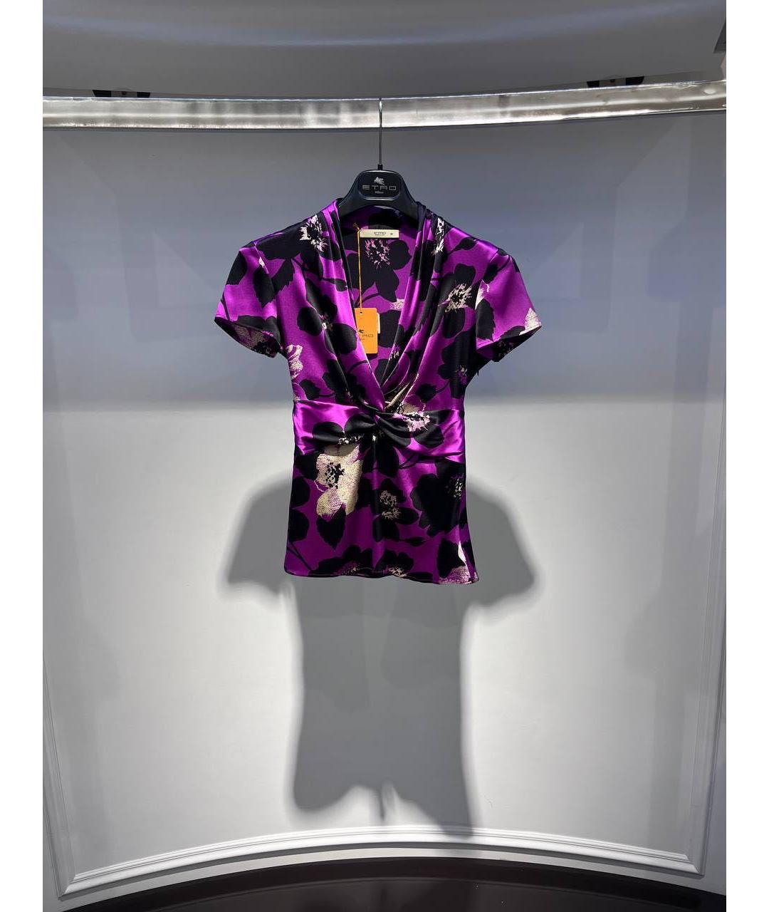 ETRO Фиолетовая футболка, фото 3