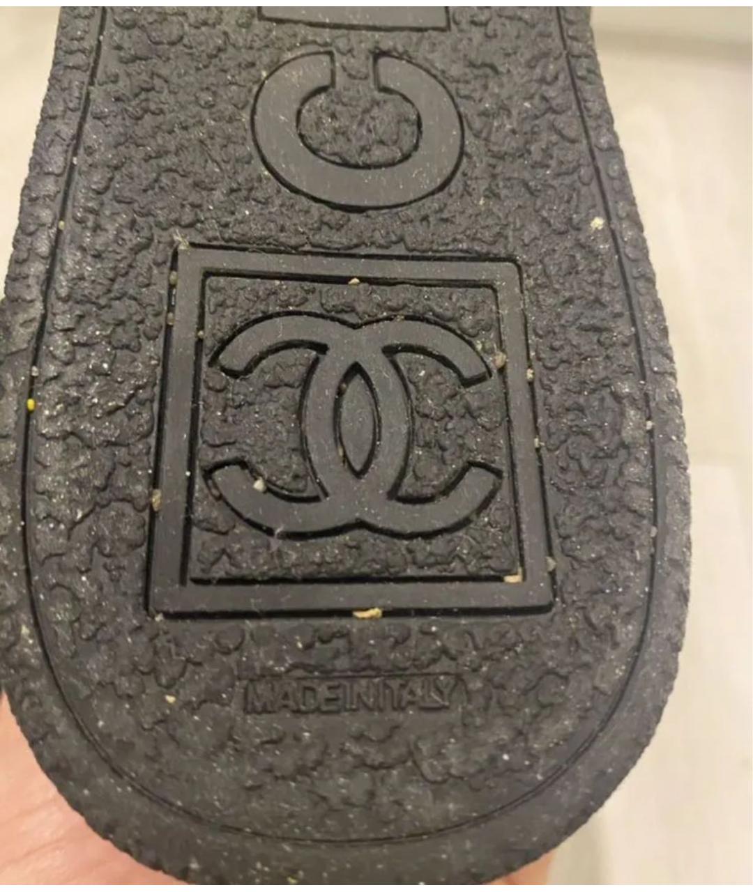 CHANEL Серые замшевые сапоги, фото 5