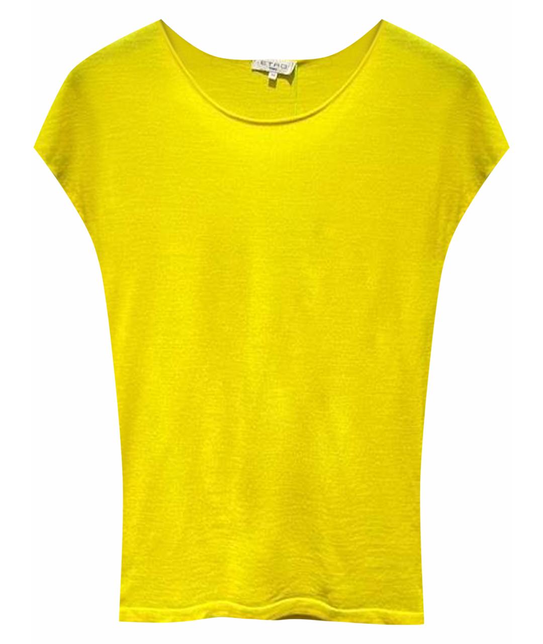 ETRO Желтая футболка, фото 1