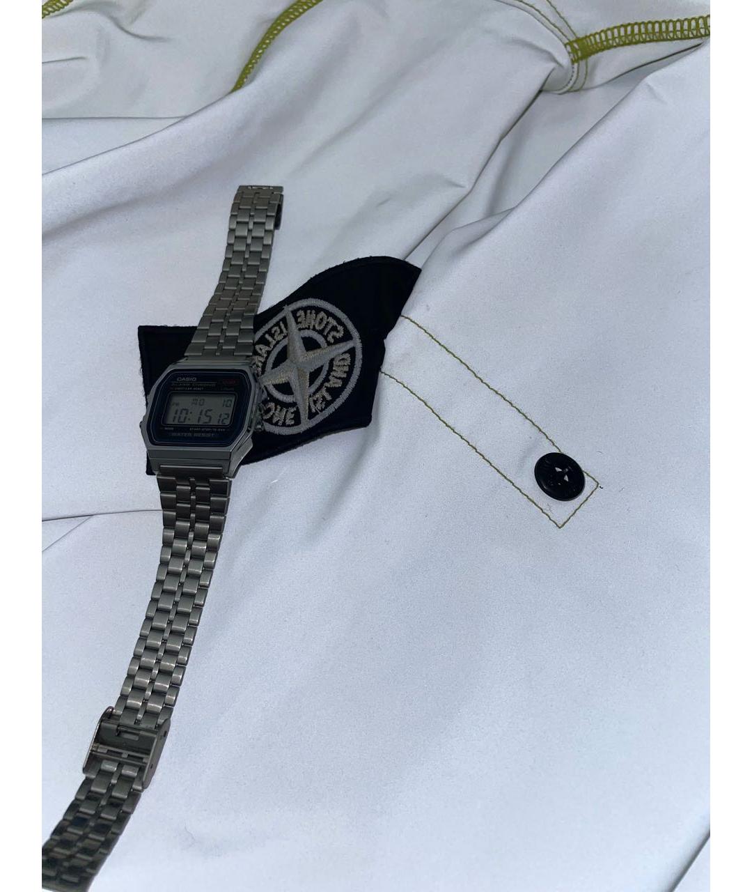 STONE ISLAND Белая полиэстеровая куртка, фото 4