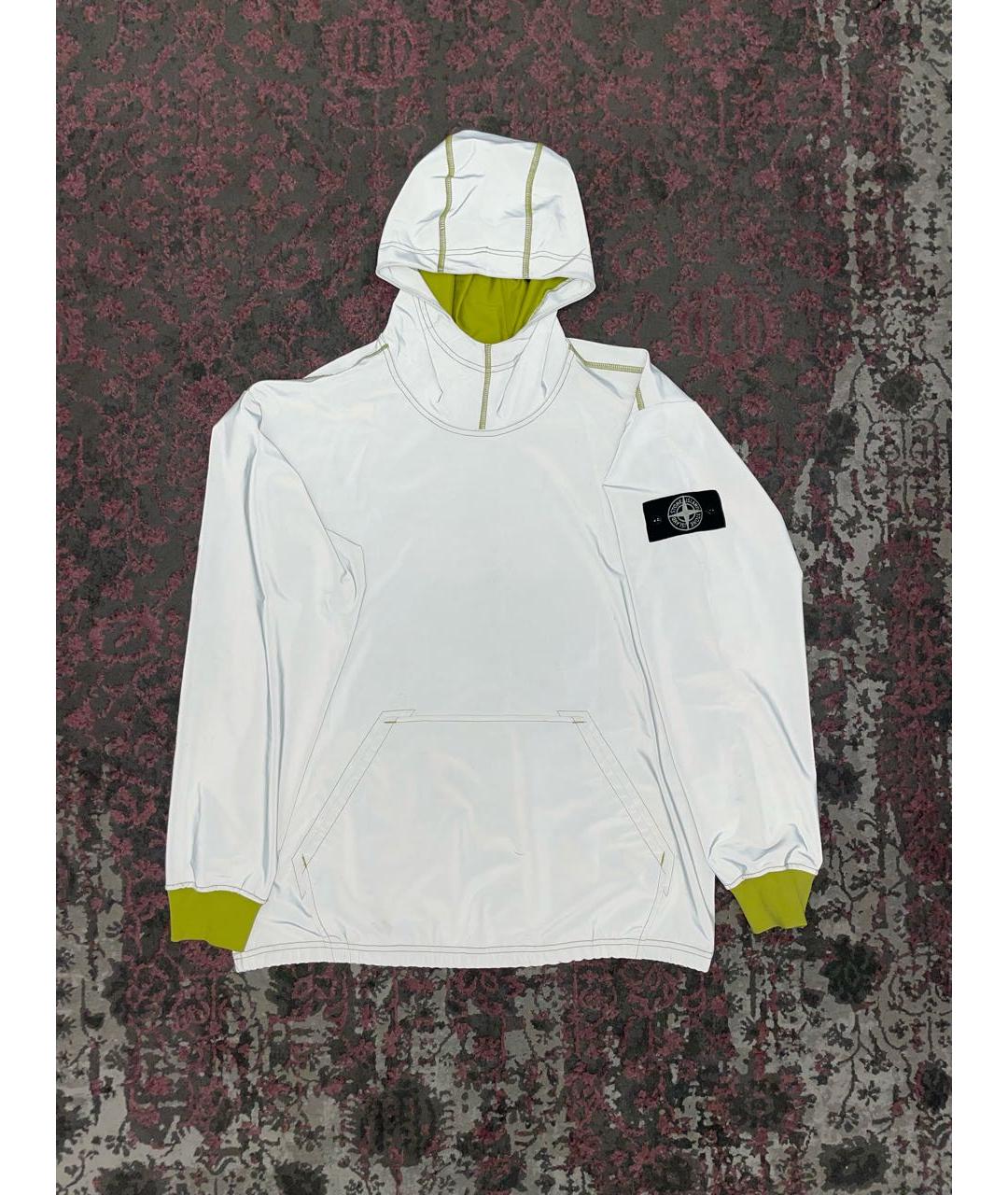 STONE ISLAND Белая полиэстеровая куртка, фото 5