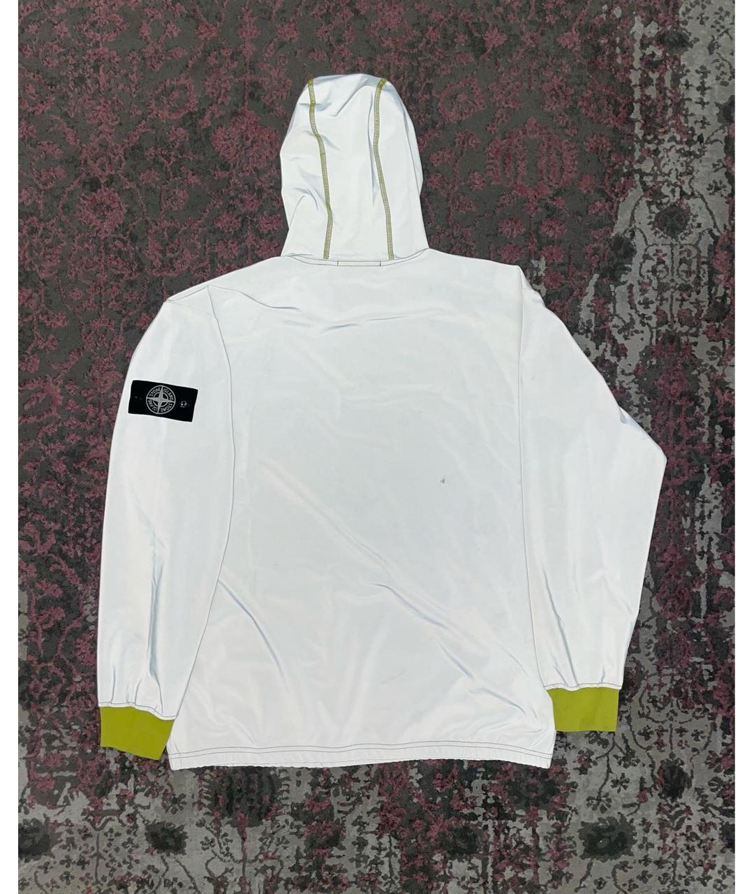 STONE ISLAND Белая полиэстеровая куртка, фото 2