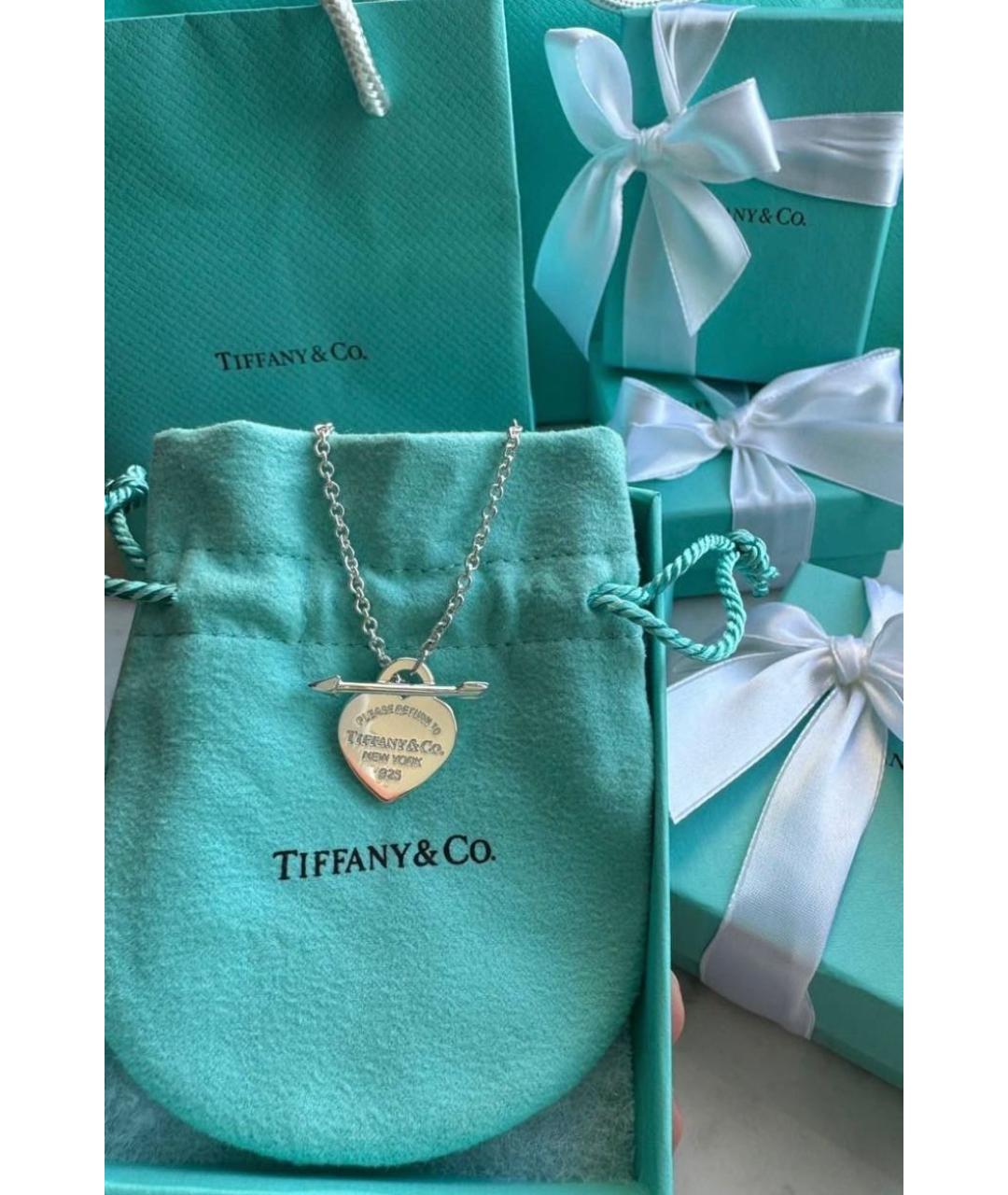 TIFFANY&CO Серебряная серебряная подвеска, фото 2