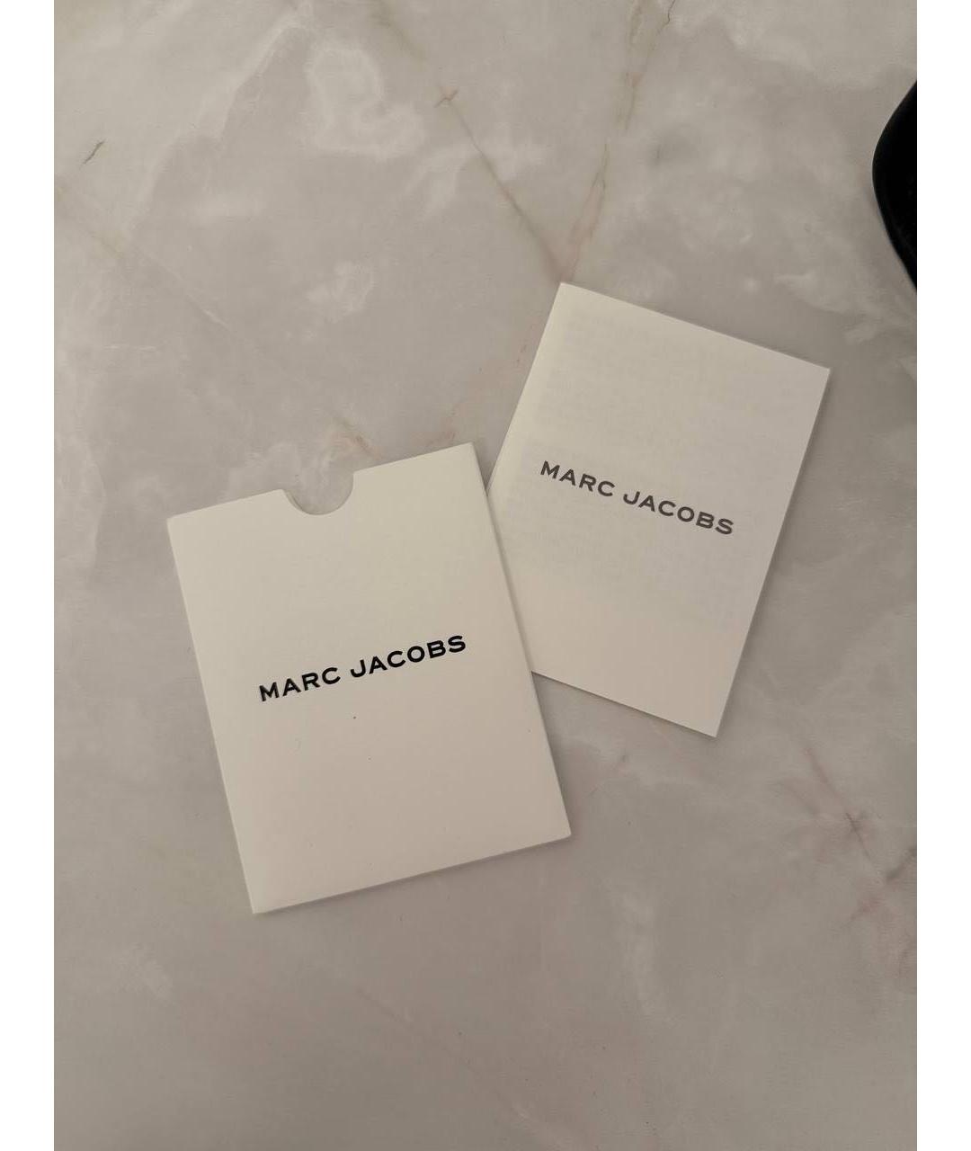 MARC JACOBS Черная кожаная сумка с короткими ручками, фото 7