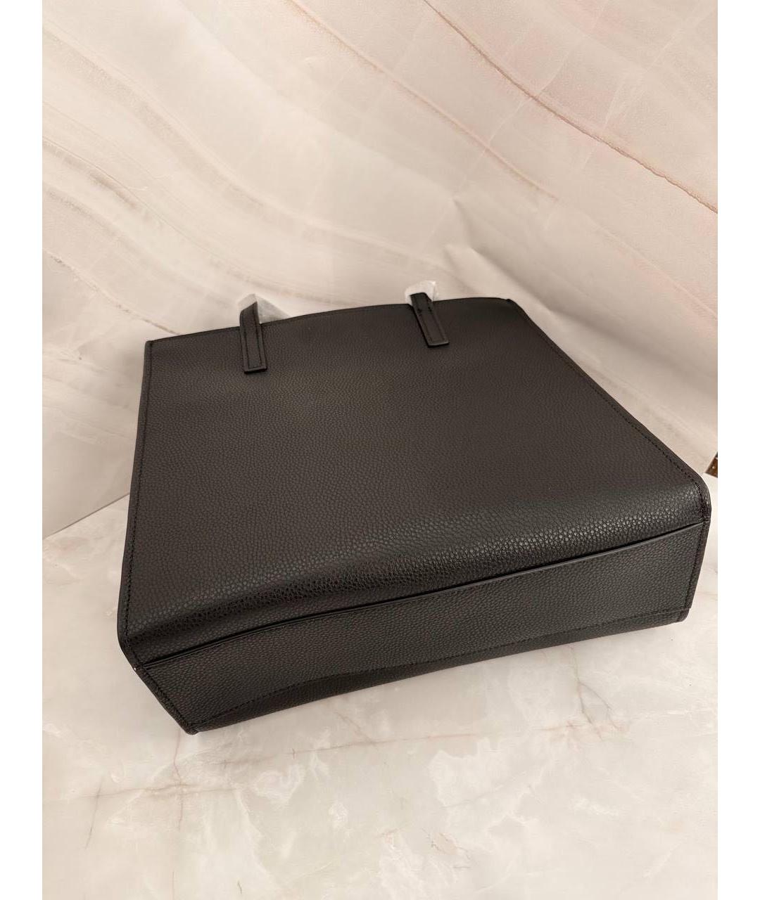 MARC JACOBS Черная кожаная сумка с короткими ручками, фото 5