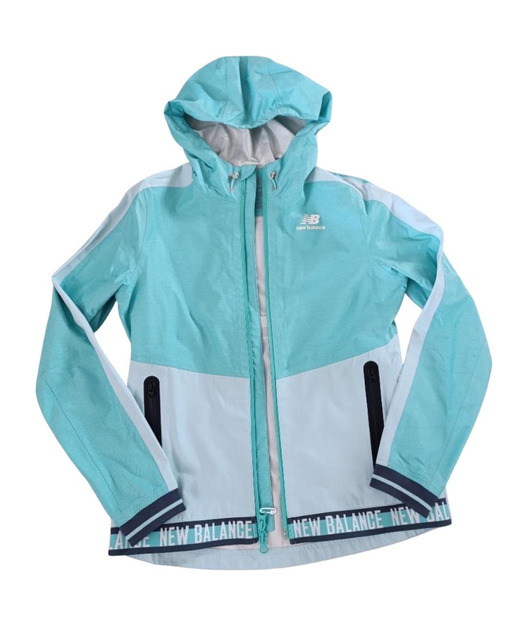 NEW BALANCE Бирюзовая полиэстеровая куртка, фото 1