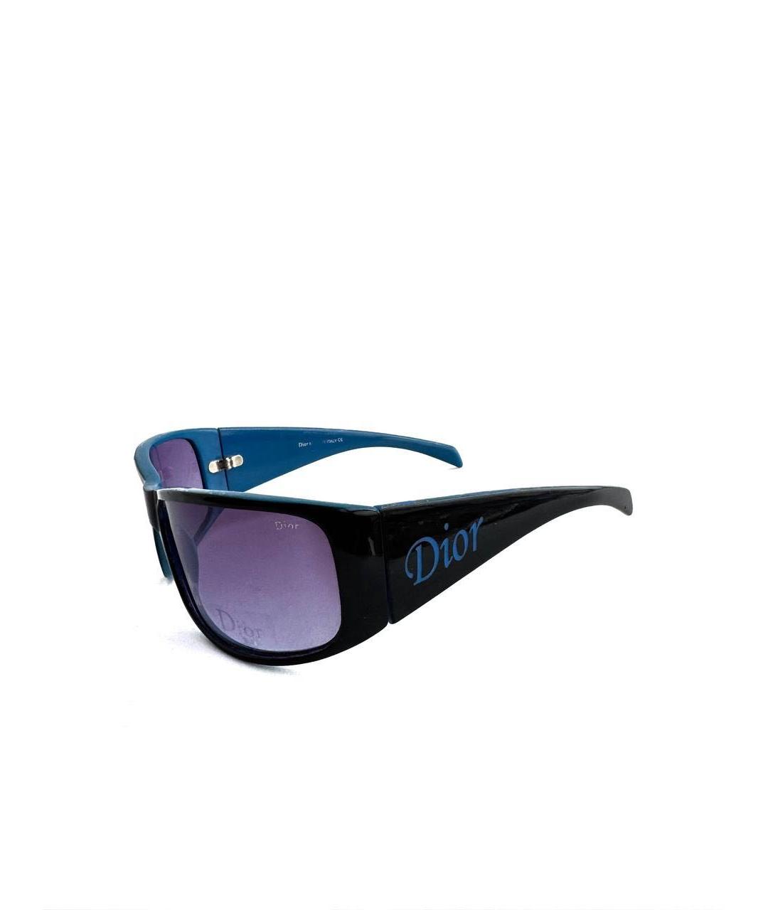 CHRISTIAN DIOR Темно-синие пластиковые солнцезащитные очки, фото 8