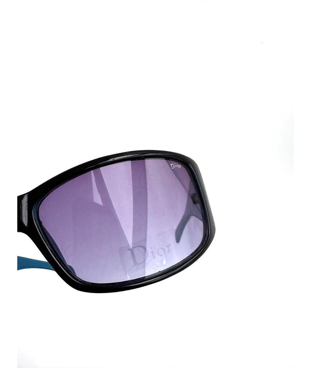 CHRISTIAN DIOR Темно-синие пластиковые солнцезащитные очки, фото 7