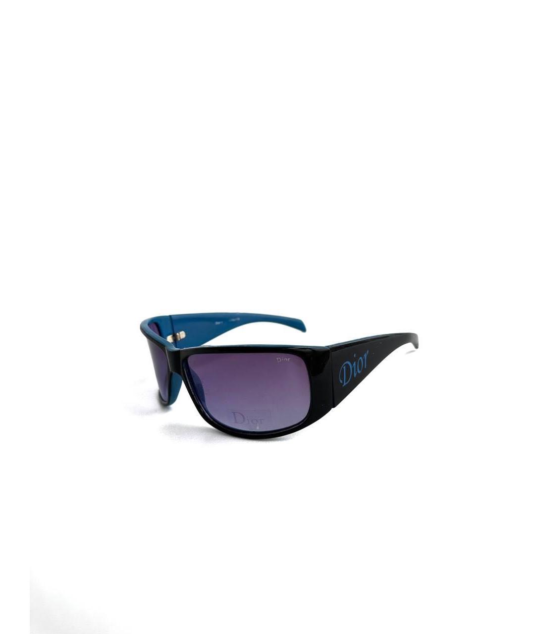 CHRISTIAN DIOR Темно-синие пластиковые солнцезащитные очки, фото 2