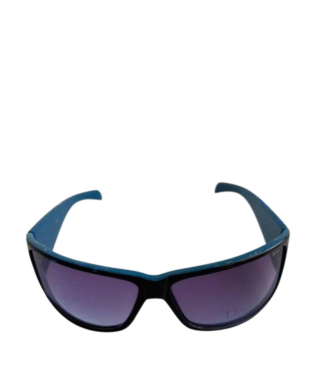 CHRISTIAN DIOR Темно-синие пластиковые солнцезащитные очки, фото 1