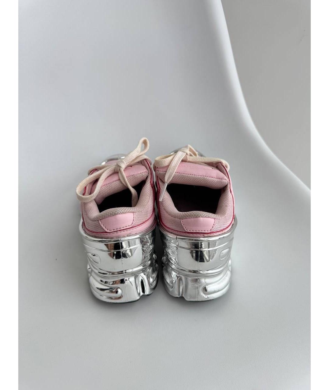 ADIDAS X RAF SIMONS Розовые кожаные кроссовки, фото 7