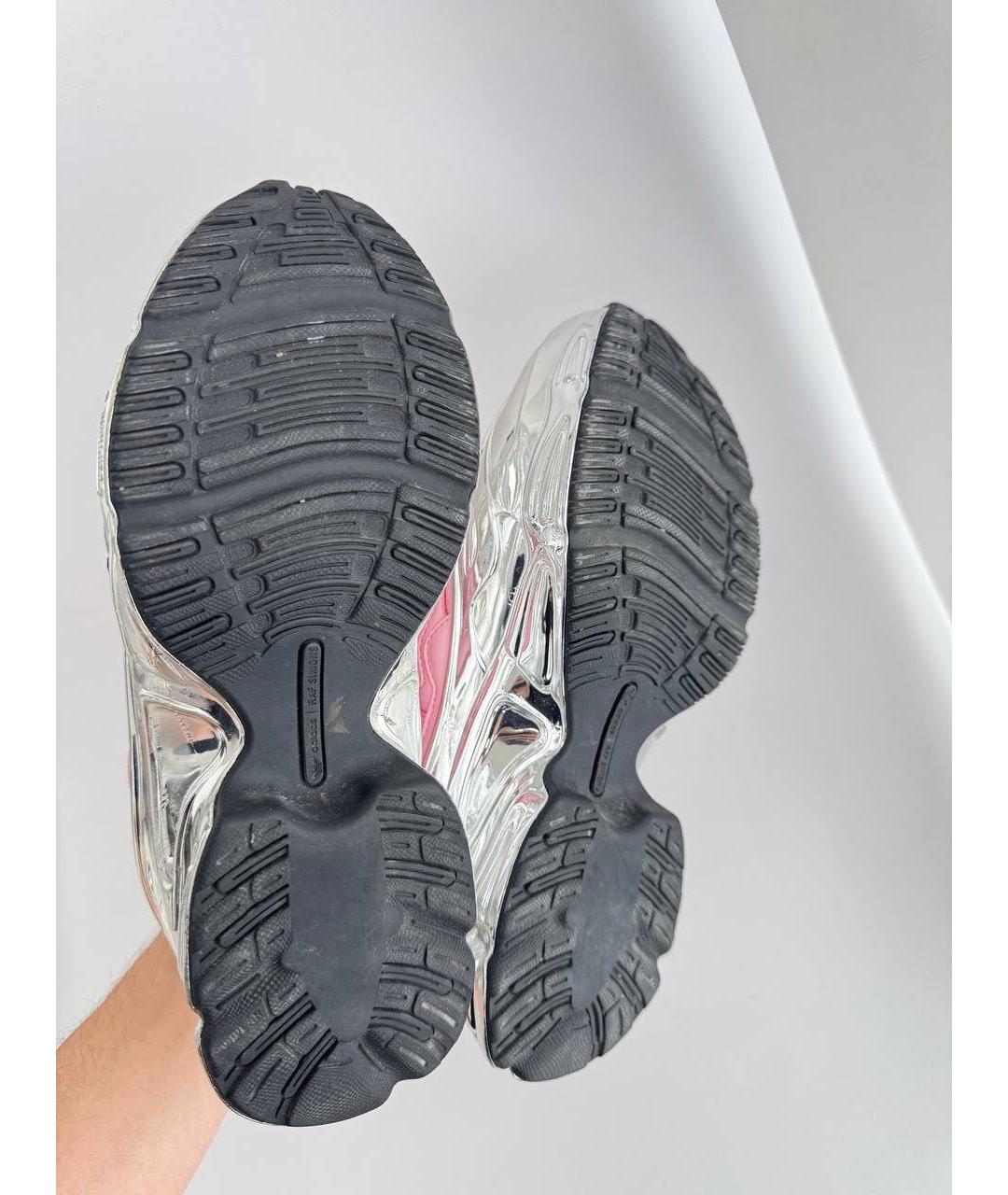 ADIDAS X RAF SIMONS Розовые кожаные кроссовки, фото 6