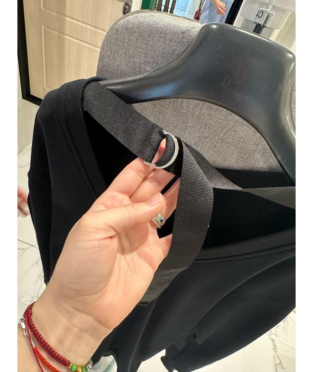 KARL LAGERFELD Черное повседневное платье, фото 3