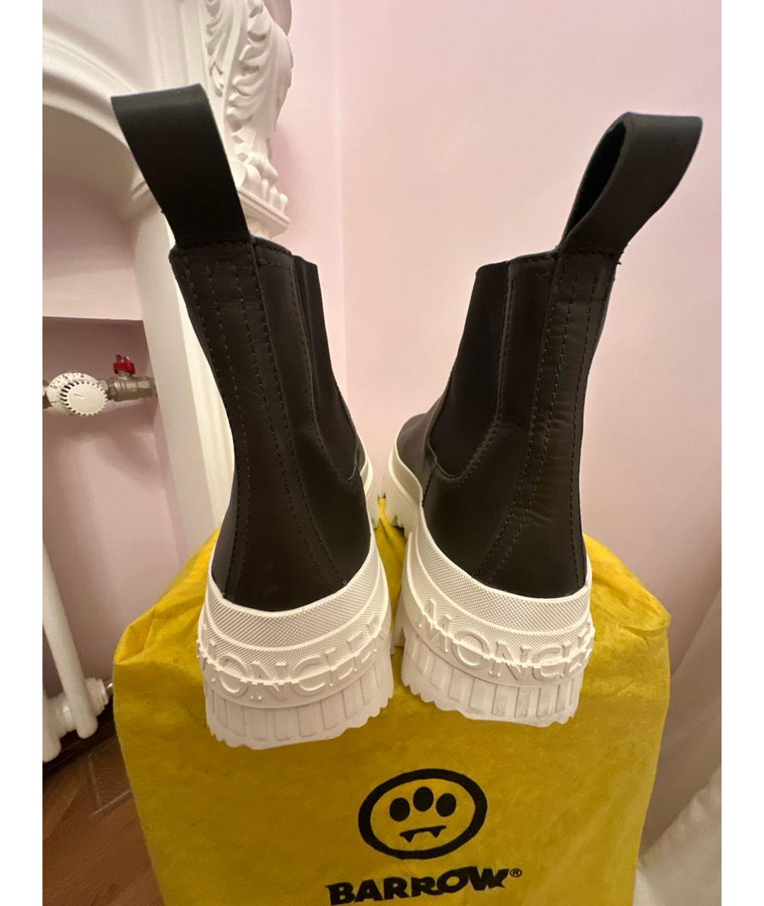 MONCLER Хаки кожаные высокие ботинки, фото 4