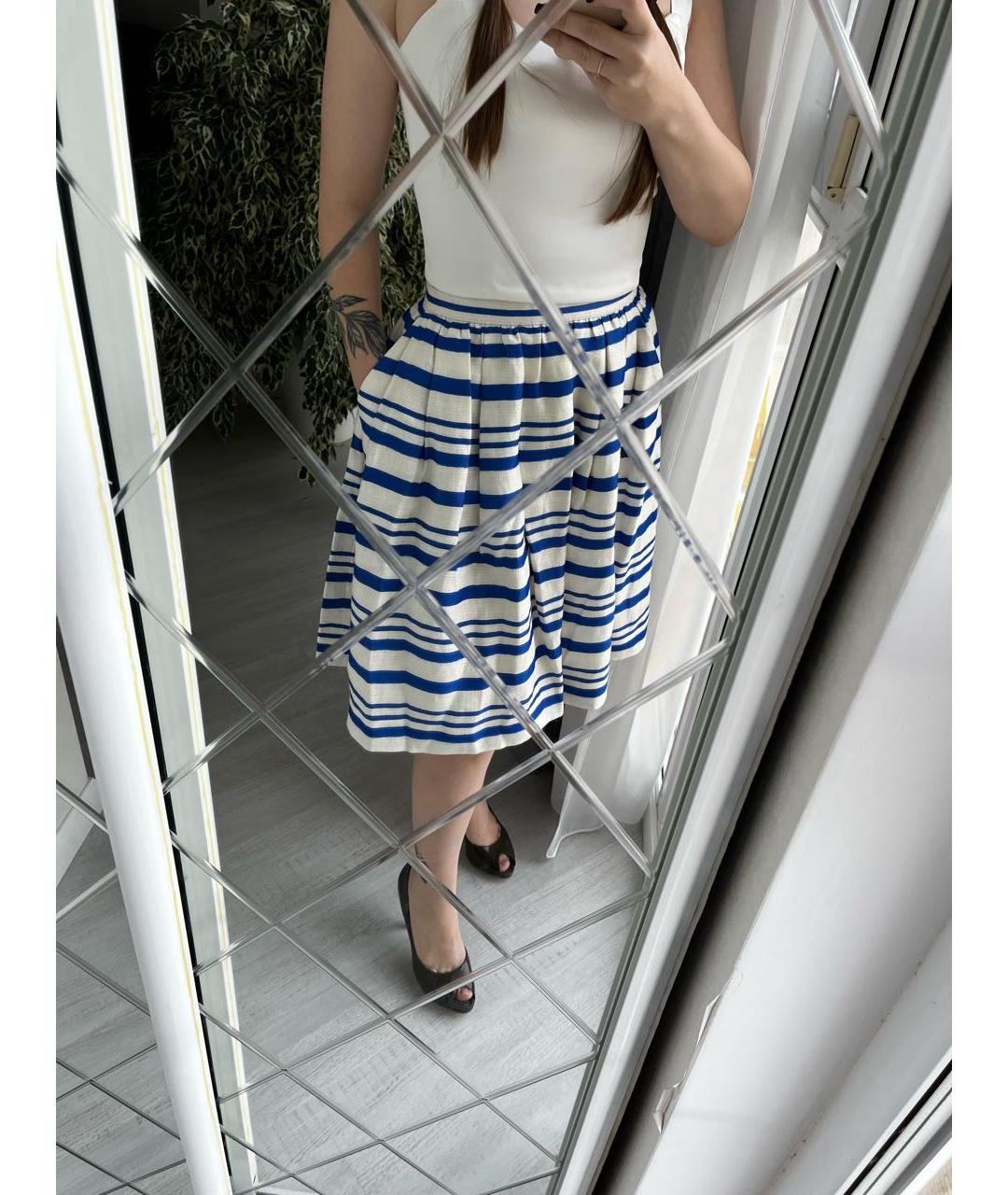 DOLCE&GABBANA Мульти хлопковая юбка миди, фото 8