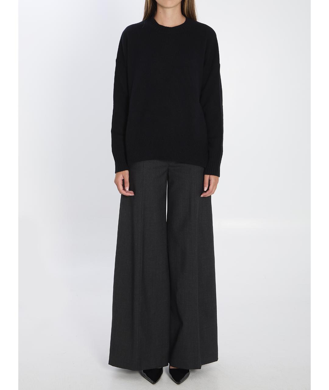 ALLUDE Черный кашемировый джемпер / свитер, фото 6