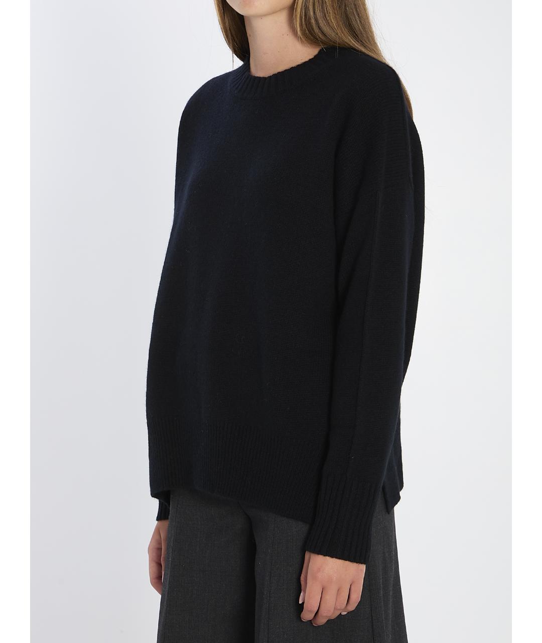 ALLUDE Черный кашемировый джемпер / свитер, фото 3
