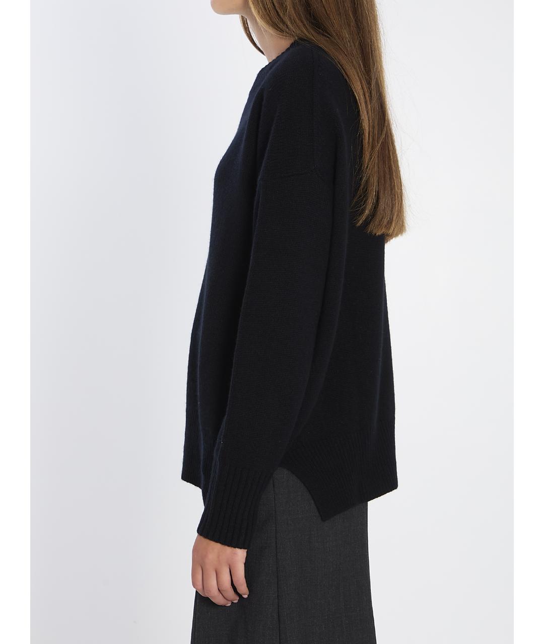 ALLUDE Черный кашемировый джемпер / свитер, фото 4