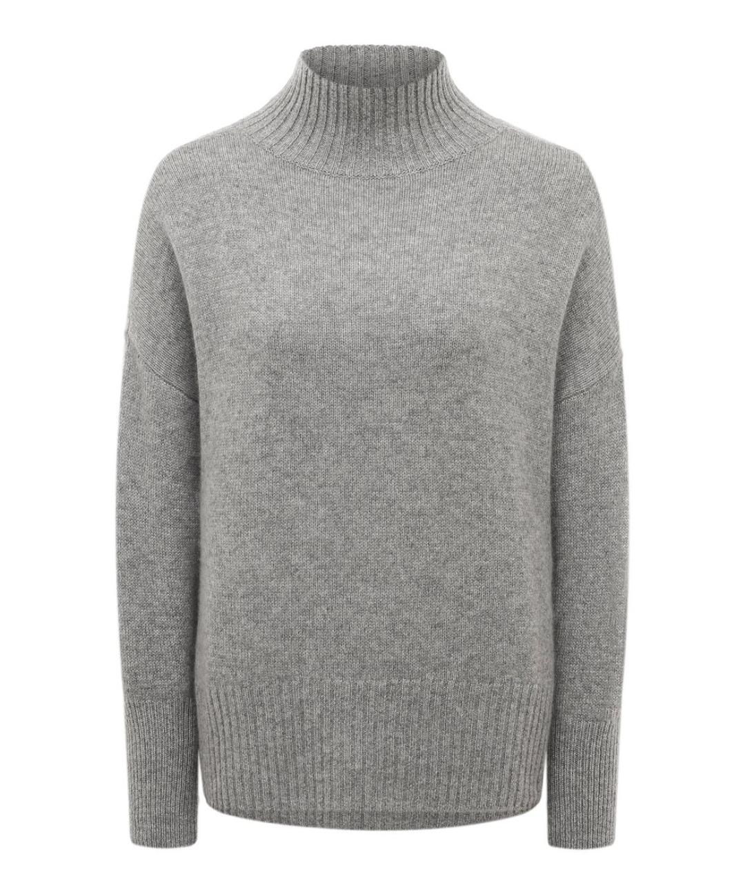 ALLUDE Серый шерстяной джемпер / свитер, фото 1