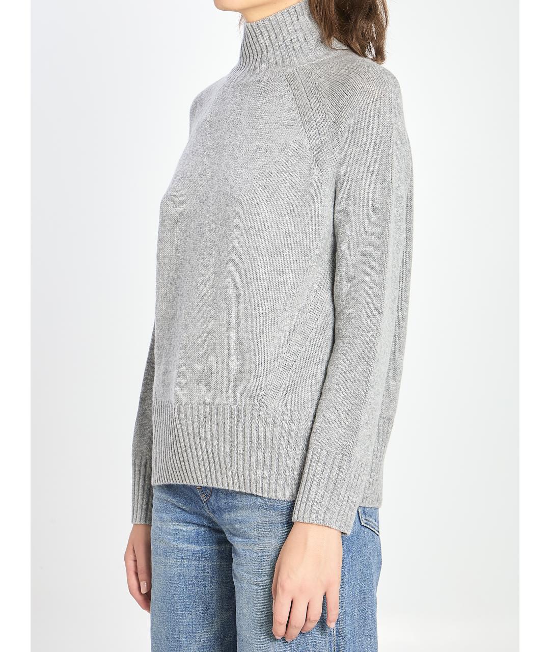 ALLUDE Серый шерстяной джемпер / свитер, фото 3