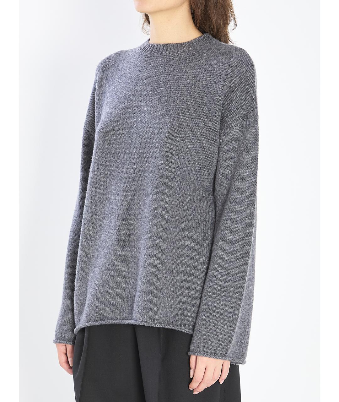 LISA YANG Серый кашемировый джемпер / свитер, фото 2